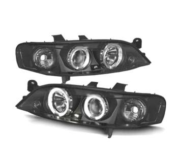 PHARES OPEL VECTRA B 99-02 ANGEL EYES FOND NOIR, Verzenden