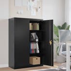 Archiefkast Staal Zwart 90x40x140 | Retour Deal 73% KORTING!, Verzenden, 100 tot 150 cm, Nieuw, 50 tot 100 cm
