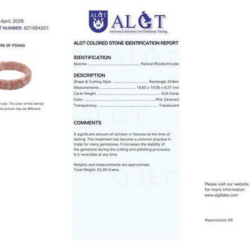 Geen reserve - ALGT-gecertificeerd - Exclusieve natuurlijke