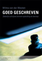 Goed geschreven 9789046901700 Wilma van der Westen, Verzenden, Gelezen, Wilma van der Westen