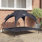 vidaXL Hondenbed Zwart 104 x 86 x 84,5 cm Staal, Verzenden, Nieuw