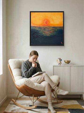 Oscar Bruno - “ Primer Latido  - XL, Antiek en Kunst, Kunst | Schilderijen | Modern