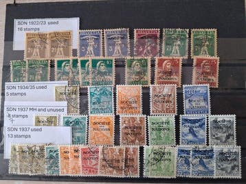 Zwitserland 1918/1950 - Postzegels Zwitserland- Dienst 1918, Gestempeld