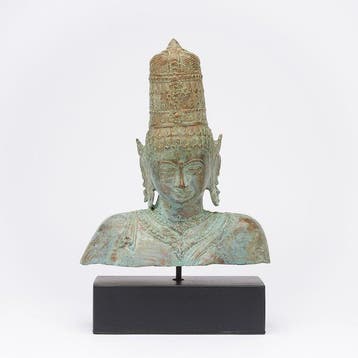 sculptuur, NO RESERVE PRICE - Buddha Sculpture - 28 cm -