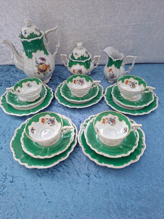Koffie- en theeservies (20) - Porselein, Antiek en Kunst, Antiek | Glaswerk en Kristal