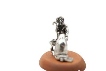 Figuur - Nativity Scene - .925 zilver, Antiek en Kunst