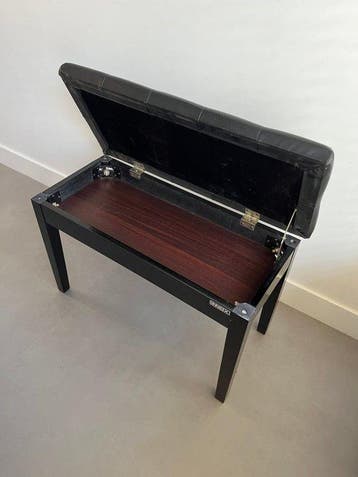 innox - Kruk - Innox PB 20B - hard hout, Leder - Pianobank