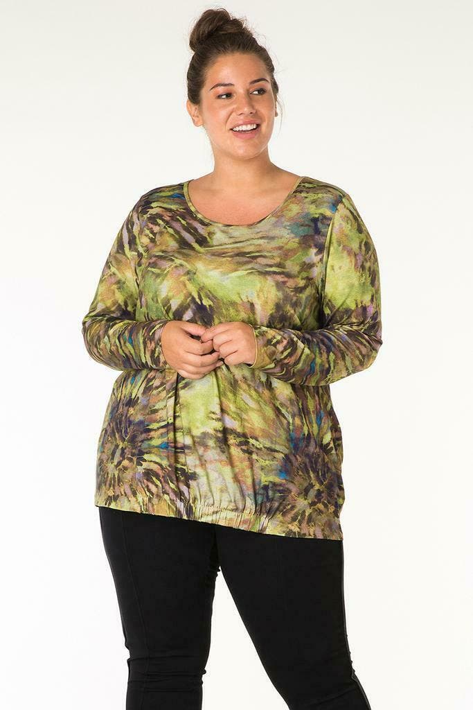 Shirt Yesta elastiek onderkant maat 48, Kleding | Dames, T-shirts, Verzenden