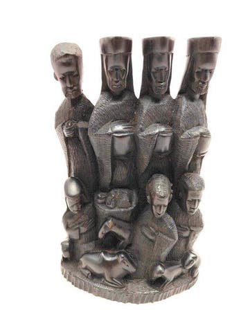 Crèche - Bois - 22 cm