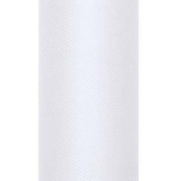 Witte Tule Rol 50cm 9m, Hobby en Vrije tijd, Verzenden, Nieuw