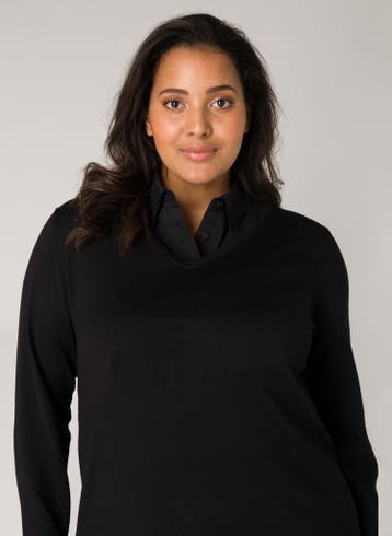 Base Level Curvy kraag Yolina3(52)Maat 46/48 (XL) of groter, Kleding | Dames, Verzenden, Nieuw