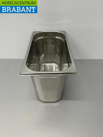 Bac gastronorme perforé en acier inoxydable Bac GN 1/3 GN, Verzenden, Nieuw in verpakking