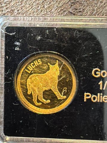 Duitsland. Gold bar 2025 Luchs - 1/200 oz (.999) (Zonder, Postzegels en Munten