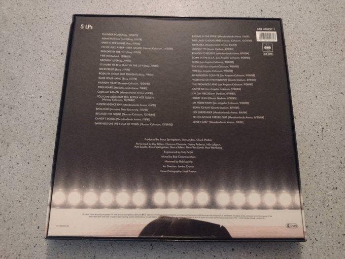 Bruce Springsteen - Live 1975/85 - 1st EU pressing - 5 x LPs, CD & DVD, Vinyles Singles