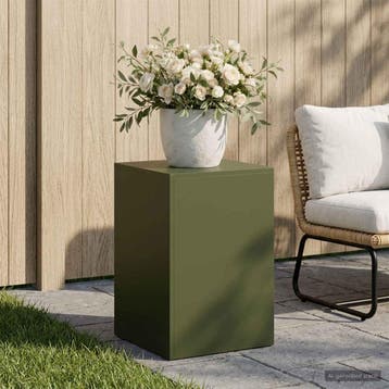 vidaXL Plantenstand Olijfgroen 40 x 40 x 60 cm weervast, Tuin en Terras, Verzenden, Nieuw