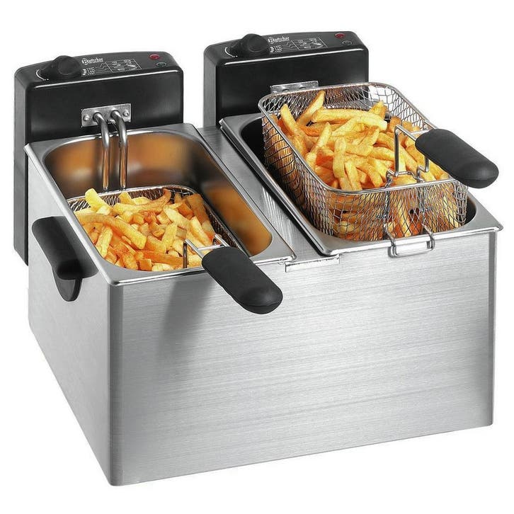 Friteuse | MINI III | Elektrisch | 4+4L | 60°C/190°C |, Articles professionnels, Horeca | Équipement de cuisine, Envoi
