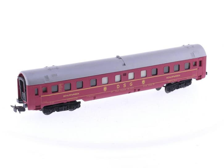 Schaal H0 Pocher 216/2 Slaapwagen 33201 DSG #3729, Hobby en Vrije tijd, Modeltreinen | H0, Overige typen, Gebruikt, Analoog, Ophalen of Verzenden