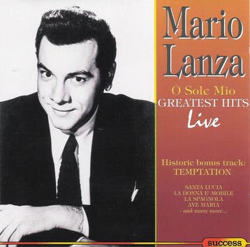 Mario Lanza - O Sole Mio (Greatest Hits Live), Cd's en Dvd's, Verzenden, Gebruikt