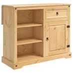 vidaXL Keuken Trolley met lade 2 pcs Honingwas 112 x 70 x, Huis en Inrichting, Verzenden, Nieuw