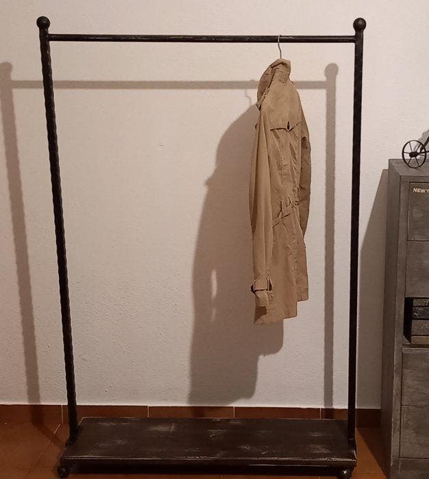 Kapstok - Smeedijzer, Hout, Antiek en Kunst, Curiosa en Brocante