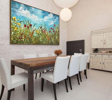 Irina Morisch - Magical night Nr.11- XXL floral artwork-
