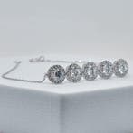 Zonder minimumprijs - Armband - 14 karaat Witgoud - 2.59ct.