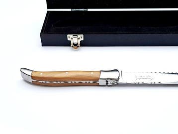 Laguiole - Bread Knife - incl. Certificate and luxury gift, Antiek en Kunst, Antiek | Keukengerei