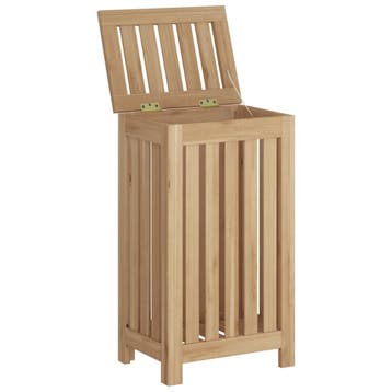 Wasmand Teak 35x60cm | -40% Retour Deal | Direct weg, Mand, Verzenden, Zo goed als nieuw, Rechthoekig