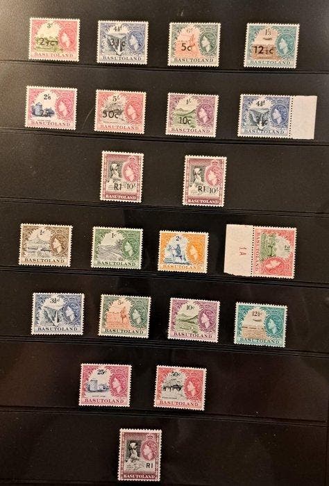 Basutoland 1954/1965 - Basutoland - 99% voltooid - Yvert, Postzegels en Munten, Postzegels | Europa | UK