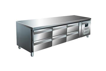 SARO onderbouw koelwerkbank met 6 laden (3x2) UGN 3160 TN, Verzenden, Nieuw in verpakking, Koelen en Vriezen