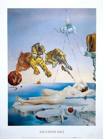 Salvador Dalí (after) - Rêve Causé par le Vol d’une abeille