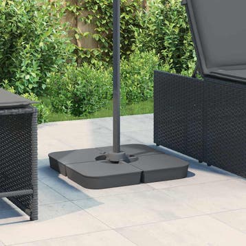 vidaXL 4-delige Set parasolvoeten voor kruisvoet parasol 100, Verzenden