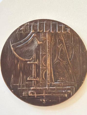 Arnaldo Pomodoro (1926) - Medaglia per il Comune di Milano.