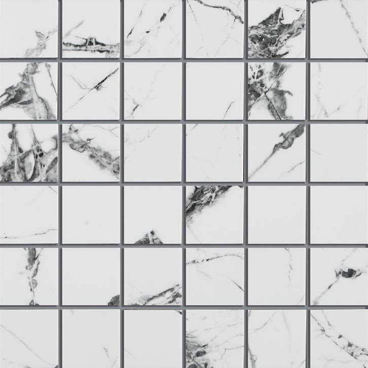 30X30 (5)MALLA CR.LUX ICEBERG WHITE Glans, Doe-het-zelf en Bouw, Tegels, Ophalen of Verzenden