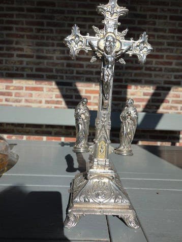 Barok stijl Crucifix - Legering - 1940-1950 - 40 cm