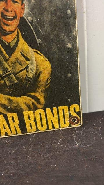 WWII “Buy War Bonds – Till We Meet Again” vintage stijl