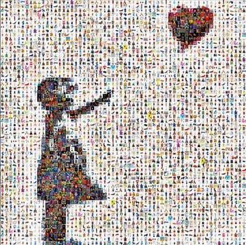 MIQUASEO - Girl with Balloon VS Contemporary Art
