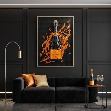 Artxlife - Lego Veuve Clicquot Black & Orange Bottle