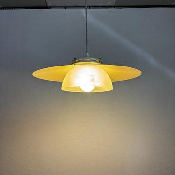 Plafondlamp - Metaal, Glas