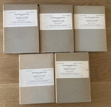 Georg Wickram - Sämtliche Werke (Band 1-5) - 1967-1969