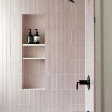 Wandtegel Cifre Ceramica Brillant Pink Roze Mat 5x25, Doe-het-zelf en Bouw, Tegels, Nieuw, 20 tot 40 cm, 10 m² of meer, Wandtegels