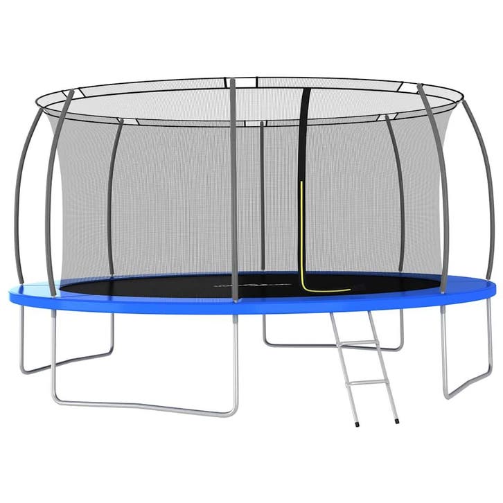 vidaXL Trampolineset rond 150 kg 460x80 cm, Kinderen en Baby's, Speelgoed | Buiten | Trampolines, Nieuw, Verzenden