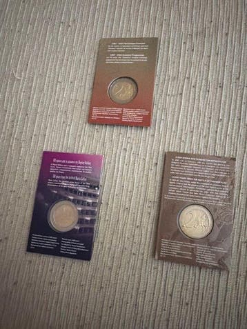 Griekenland. 2 Euro 2020/2023 (3 coincards) (Zonder, Postzegels en Munten