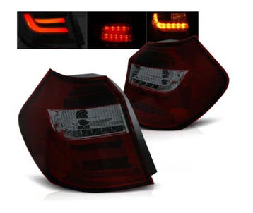 LEDbar achterlichten Red Smoke geschikt voor BMW E87 E81 LCI, Auto-onderdelen, Verzenden, Nieuw, BMW