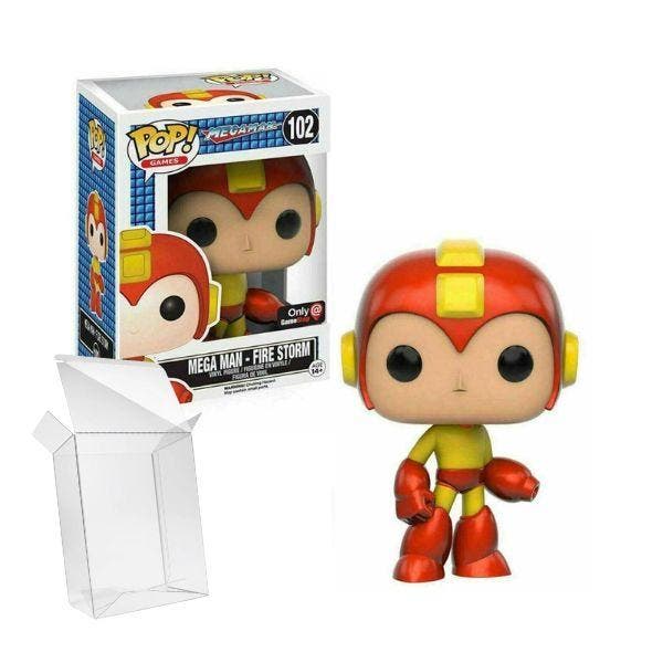 Funko Pop! Megaman - Mega Man Fire Storm #102 GameStop, Verzamelen, Poppetjes en Figuurtjes, Nieuw, Verzenden