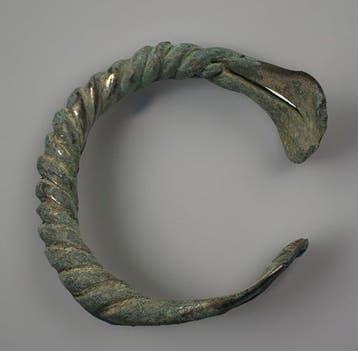 Âge du bronze Bronze bracelet jonc torsadé (Sans prix de, Bijoux, Sacs & Beauté