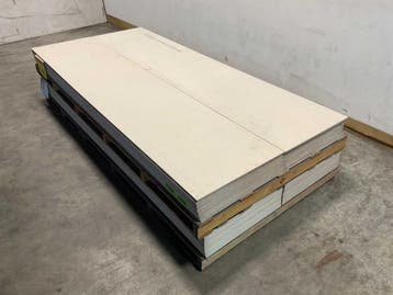 Veiling - 50x Hydropanel vezelcementplaat met facetrand 260x, Bricolage & Construction, Tuiles & Revêtements de toit