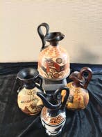 Aardewerk, Set met replicas van Oudgrieks Vaas - 19.9 cm
