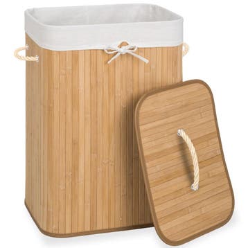 Wasmand incl. waszak - 72 L, beige, Verzenden