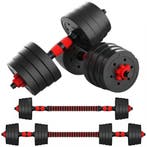 Verstelbare Dumbbells 30kg | Composiet | OP=OP, Sport en Fitness, Overige typen, Ophalen of Verzenden, Metaal, Armen